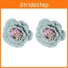 Floral Modern Earrings For Women Chic Street Fashion Simple Design Elegant