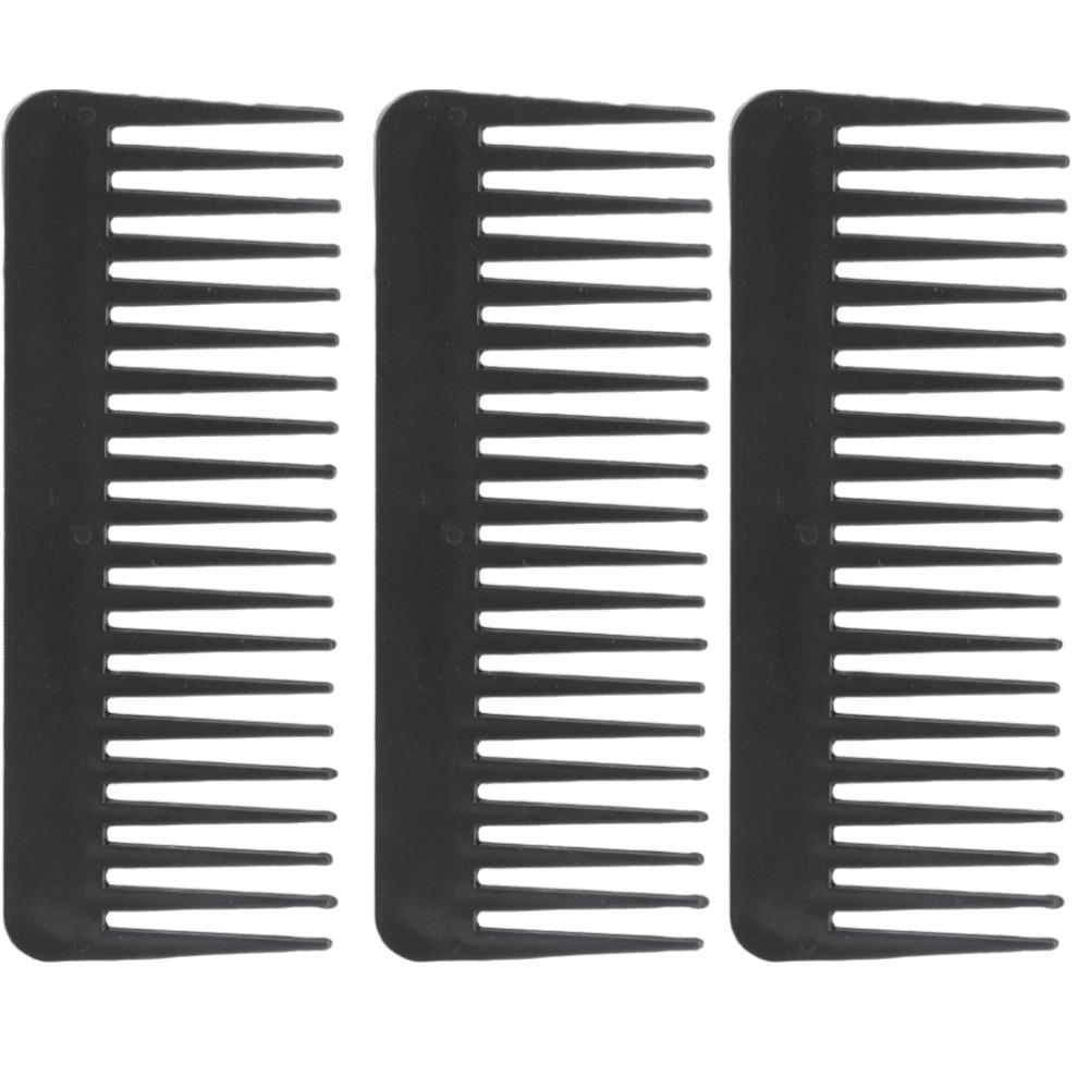 3PCS Anti-Static Wide Tooth Combs 20 Teeth Travel Hair Comb Durable Scalp Massage Comb Shower Use