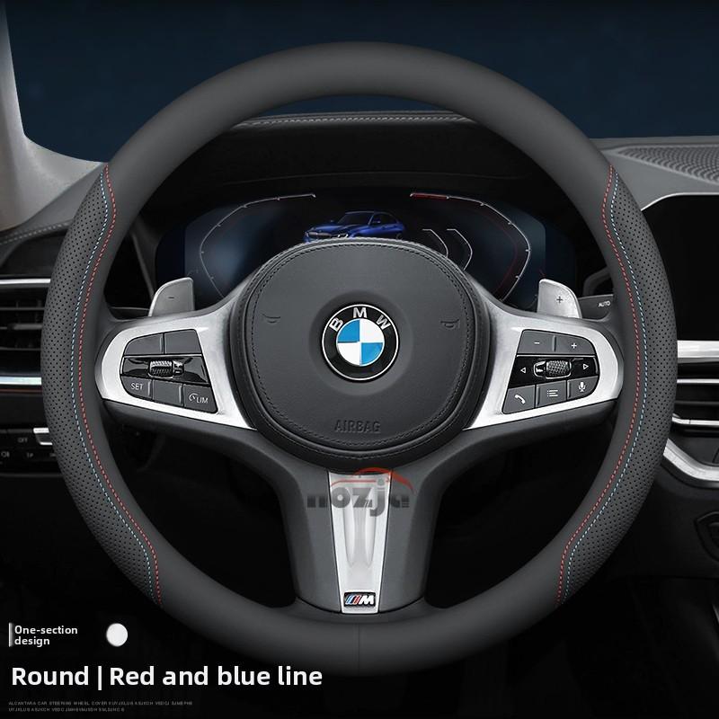 Leather Car Steering Wheel Cover for BMW Bmw E46 E90 E60 F30 F10 E39 F20 E36 G30 G20 E87 E92 E91 F11 X5 E70 F31 E30 Accessories