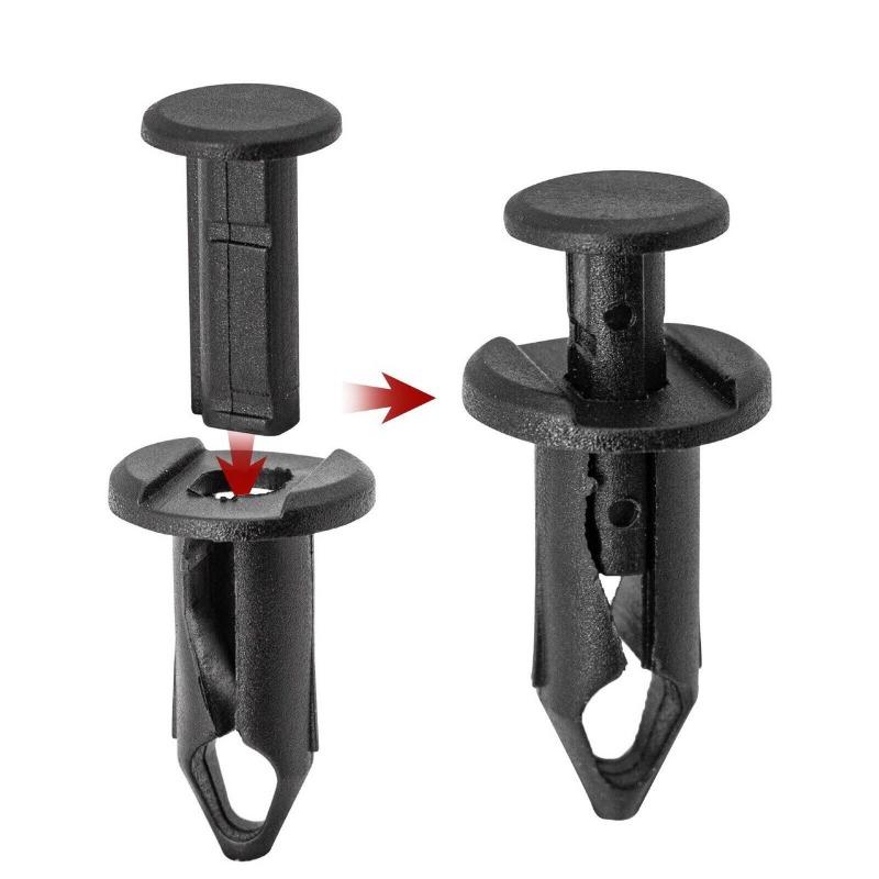 35PCS body bolt U-nut clamp M6 engine lower cover guard fender fixing screw chassis