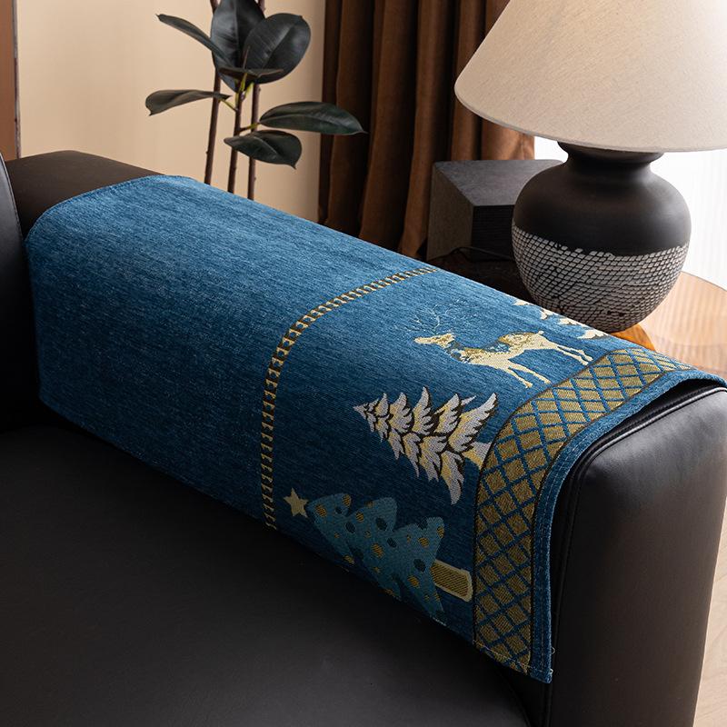 Premium Sofa Cushion  New Four-Season Universal Straight Row Special-Shaped Seat Cushion Fixed Non-Slip Sofa Cover Cloth Towel
