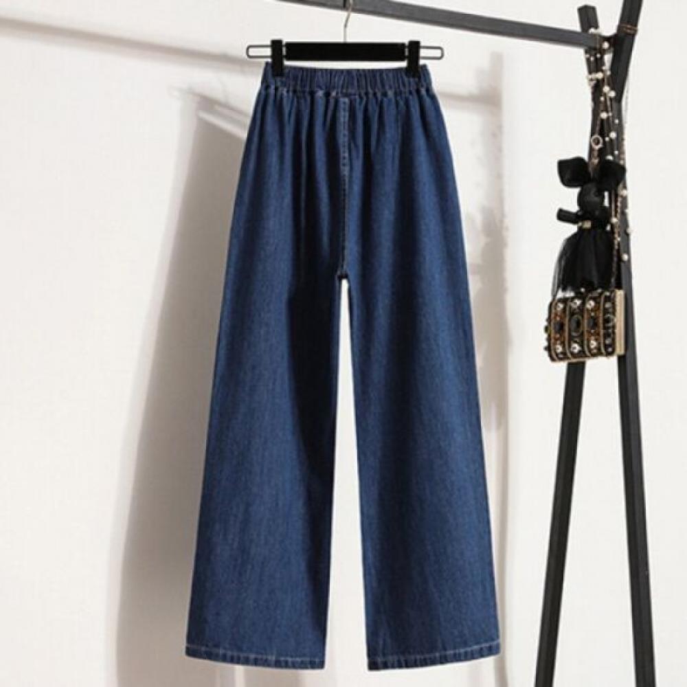 Navava Np267 Casual Banding Wide Denim Pants
