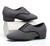 Latin Dance Shoes Soft Modern Dancing Shoes For Men Ballroom Dancing Social Dance Shoes Sneakers Square Canvas Shoes