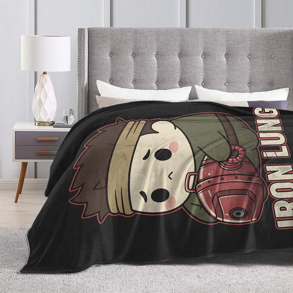 Horror Game Iron Lung Blanket Quality Soft  Throw Blanket Spring Child Living Room Print Bedspread