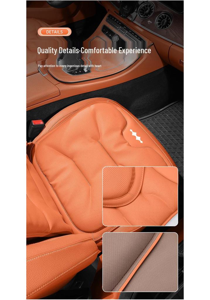 All-Season Breathable Nappa Leather Seat Cushion for Equation Leopard Titanium 3/7 & Leopard 5/8