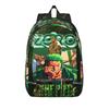 Fashion One Piece Anime Zoro Backpack  Mochilas Portable Office Work Retro Washable Rucksack