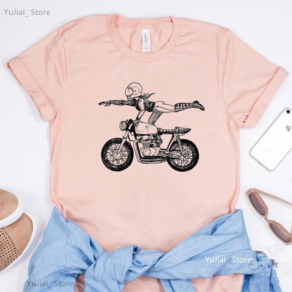 Im A Simple Unisex I Love Motorcycle And Wine Letter Print Tshirt Unisexs Clothing Watercolor Flowers Tshirt Femme Streetwear
