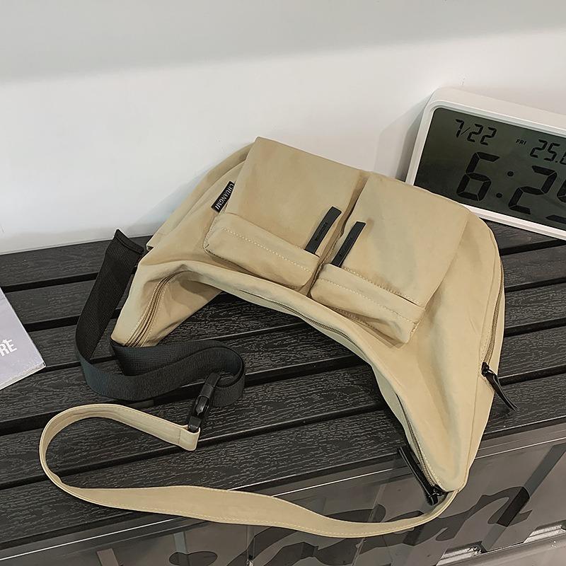 Nylontuch Freizeittasche Damen neue Sportwind Umhängetasche leicht vielseitig großes Fassungsvermögen Schultertasche