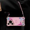 Smiley Face Is Suitable for Huawei P80 Mobile Phone Case P70 Makeup Bracket P60Pro Lanyard P50 Light Luxury P40 Anti-drop Case