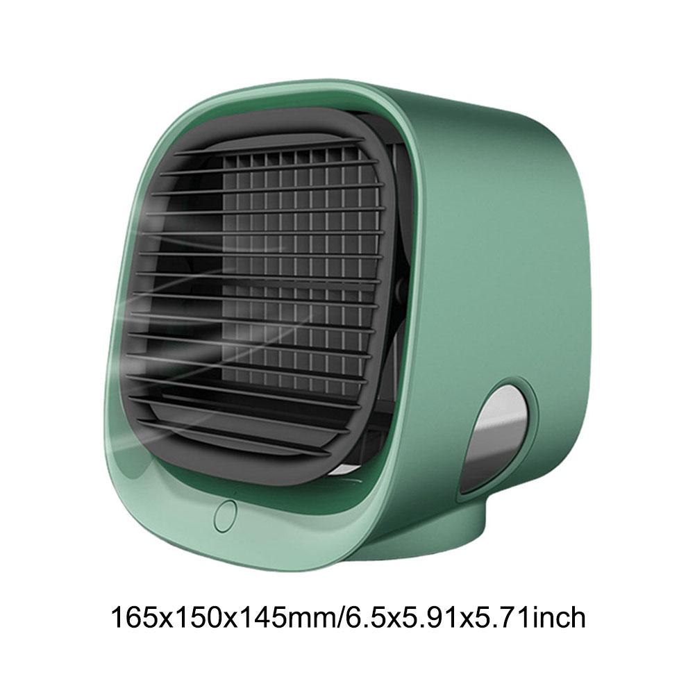 Portable Fan Household Office Mini Desktop Air Conditioning Humidifier USB Fan Water Air Cooler Fan 3 Speeds Desk Fan for Home