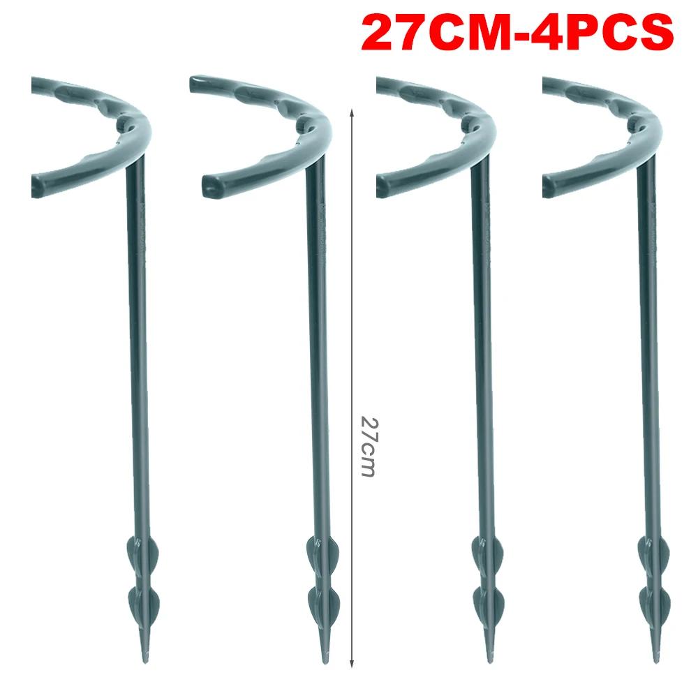 Palo di sostegno per piante, supporto per arrampicarsi per fiori, semicerchio, serra, supporto per asta di fissaggio, frutteto, giardino, bonsai, strumento