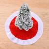 Mini Weihnachtsbaum Dekoration Dekorationen für unter Rock Plüsch Weihnachten Weiß Fröhlich Basisabdeckung Runder Bereichsteppich Teppiche Winter