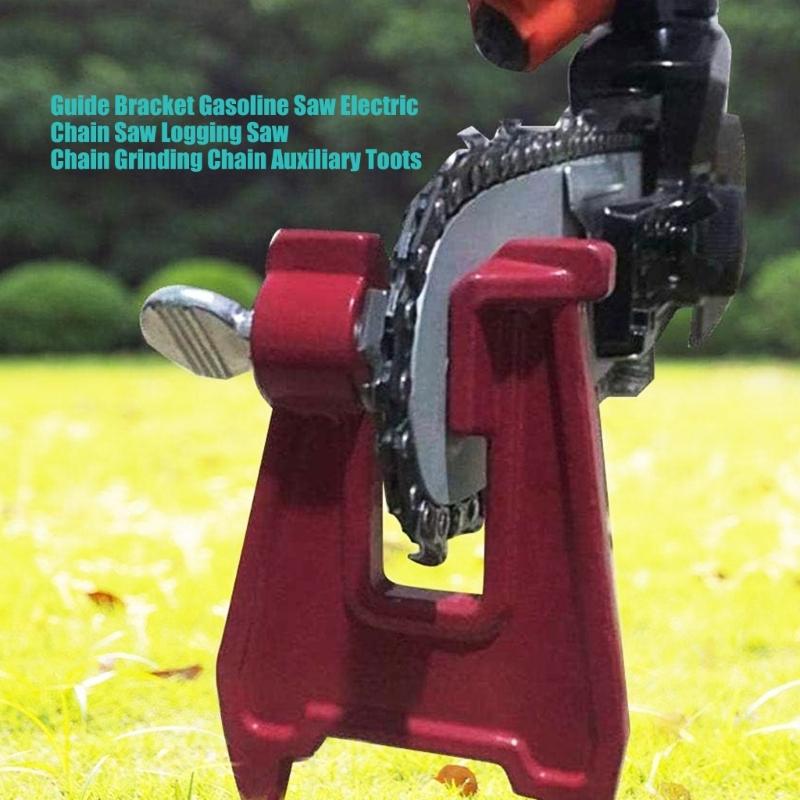 Sturdy Chainsaw Grinding Guide Tool Compact Chainsaw Sharpener For DIY Enthusiasts And Arborists Heavy Duty Iron Material