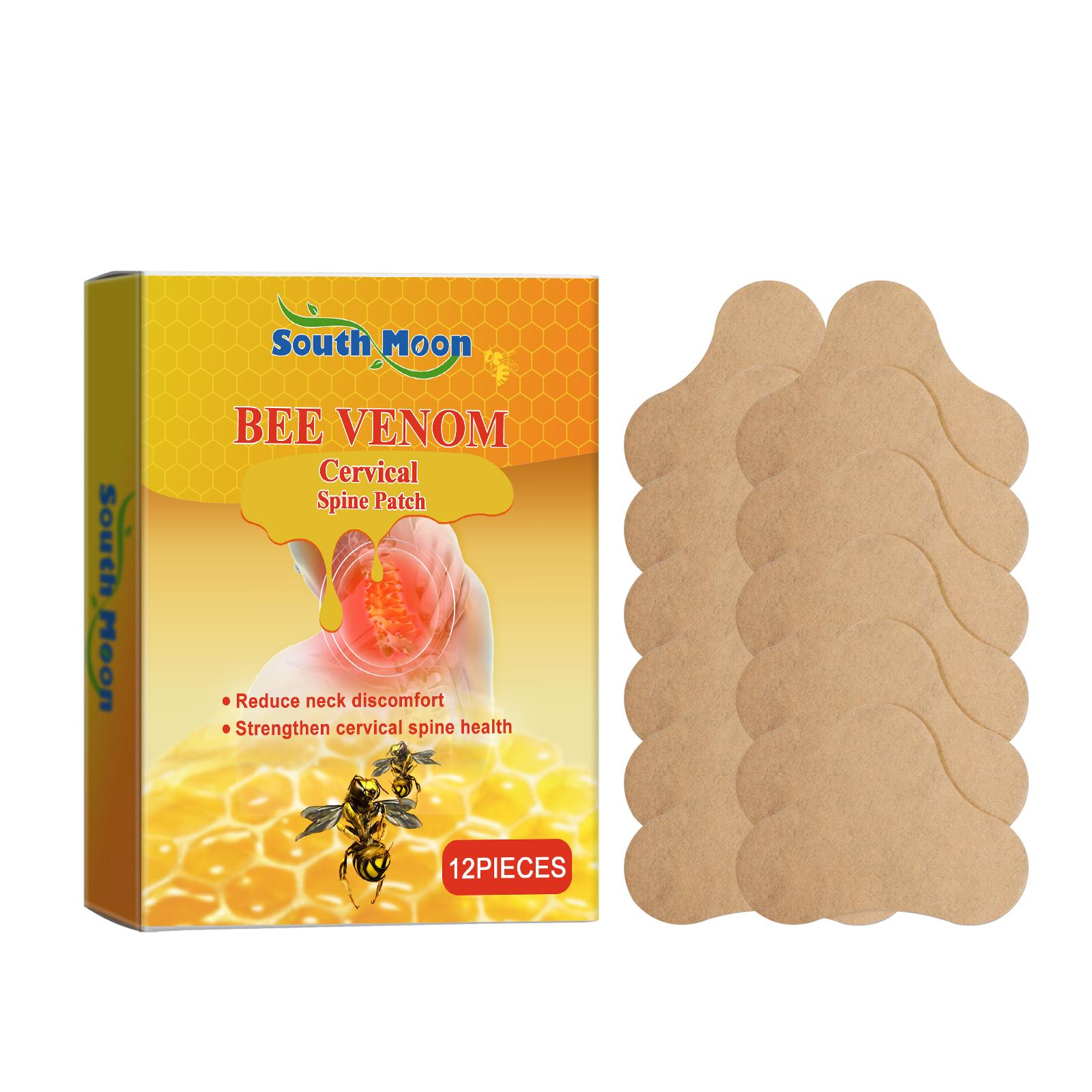 

Патч для тела South Moon с пчелиным ядом для поясницы, плеча, шейного отдела и коленного сустава, облегчающий дискомфорт, массажный уходовый патч