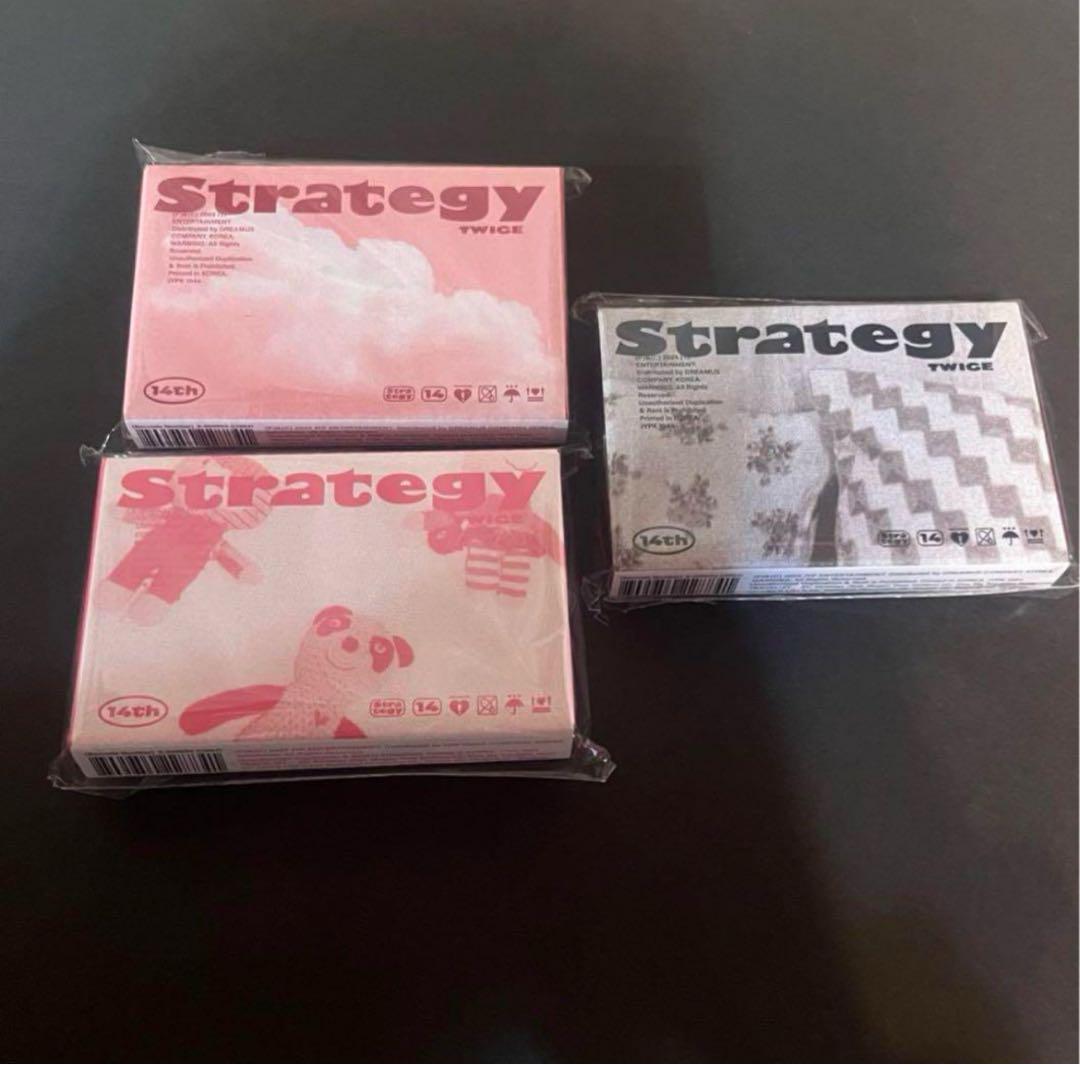 

[USED] TWICE STRATEGY Album NEMOVER 3 types