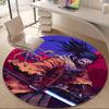 1PC Samurai Warrior Office Round Area Rug, Indoor Mat Suitable For Office, Under Office Chairs Bedroom Living Room Home Decor DT1212102