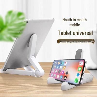 Portable Multi-functional Folding Stand for Phones and Tablets – Ideal for Live Streaming and Watching Dramas