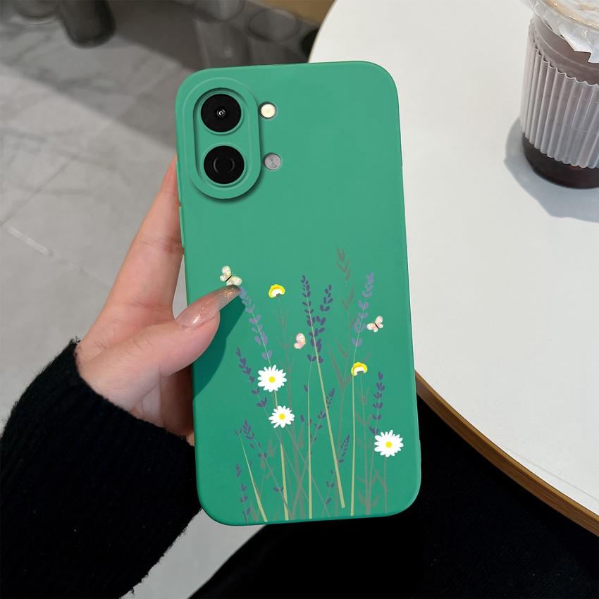 Lovely Back Cover For Tecno Spark Go 3 2 1S Pova 7 Ultra Pro Spark 40 40C 30 Phone Bags Cute Avocado Pretty Flowers Shell Soft Silicone Anti Slip Case