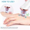 USB Rechargeable Pore Cleanser 3 Suction Levels Blackhead Extractor with 5 Heads Skin Care Tool