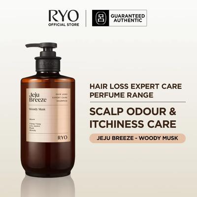 Expertní péče proti vypadávání vlasů Šampon Parfémovaný Jeju Breeze Dřevitý Pižmový 585 ml