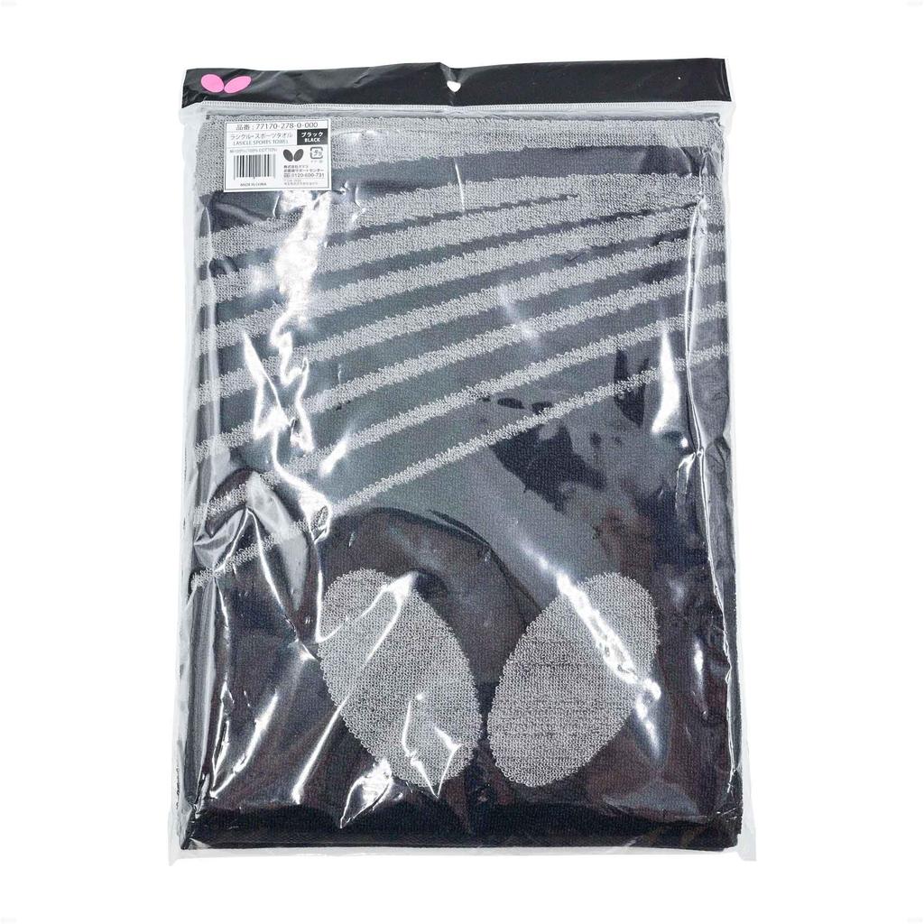 Butterfly Table Tennis Towel Rashikuru Sports Towel Black 77170 (278)