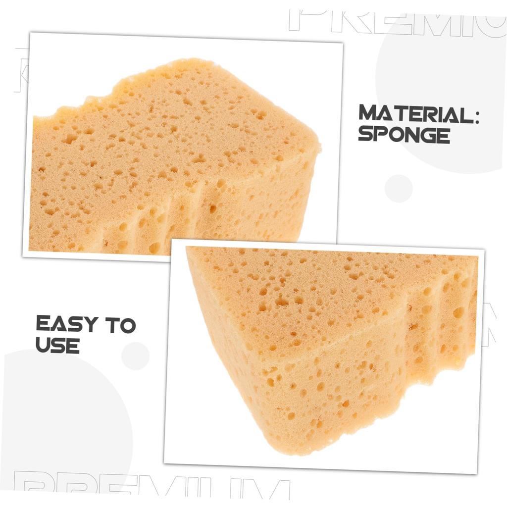 CLISPEED 2pcs Car Wash Sponge Bug Remover Car Applicator Pad Drywall Patch Dish