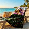 Masha Bear Personalized Name Beach Towel Soft Durable Quick-Dry