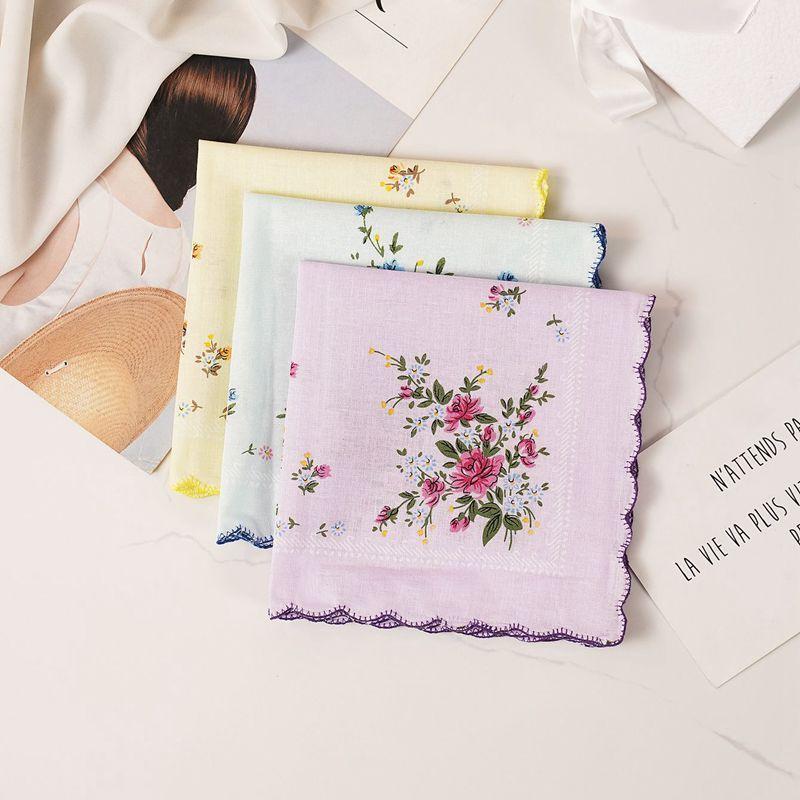 

Винтажное Классическое Ностальгическое Маленькое Квадратное Полотенце Детсадовский Носовой Платок Style 1 (29cm 3)