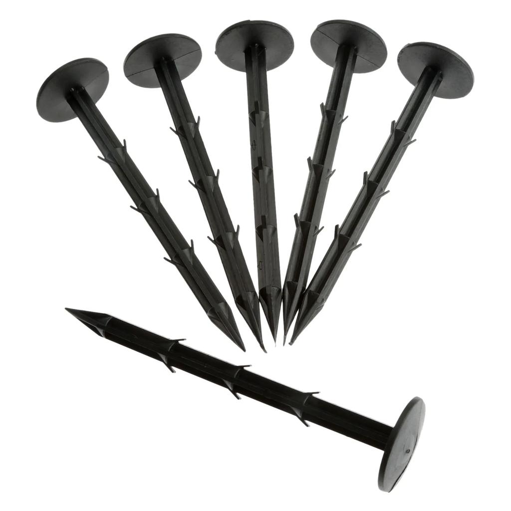 10Pcs 16cm/20cm Plastic Fixing Nails Pegs for Weed Control Fabric Cover Shading Fly Net Mulch Film Mulching Nail Gardening Tool