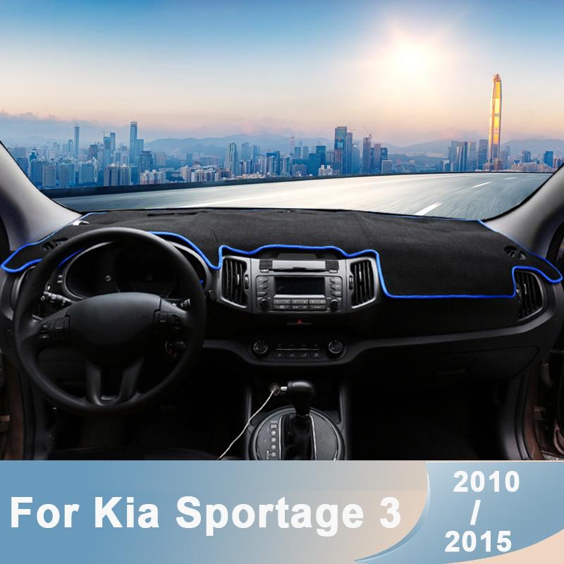 Für Kia Sportage 3 R 2010 2011 2012 2013 2014 2015 LHD RHD Auto Dashboard Abdeckung Dash Matte Sonnenschutz nicht-slip Pad Zubehör
