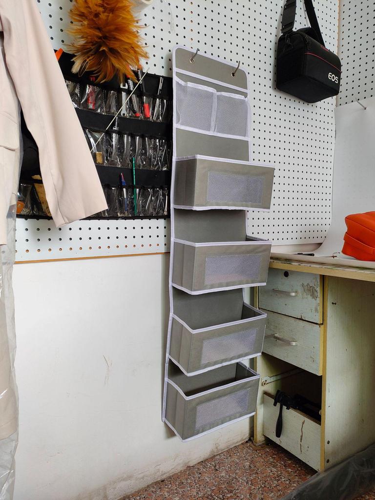 Over-Door Wall Mounted Hanging Organizer and Phone Holder