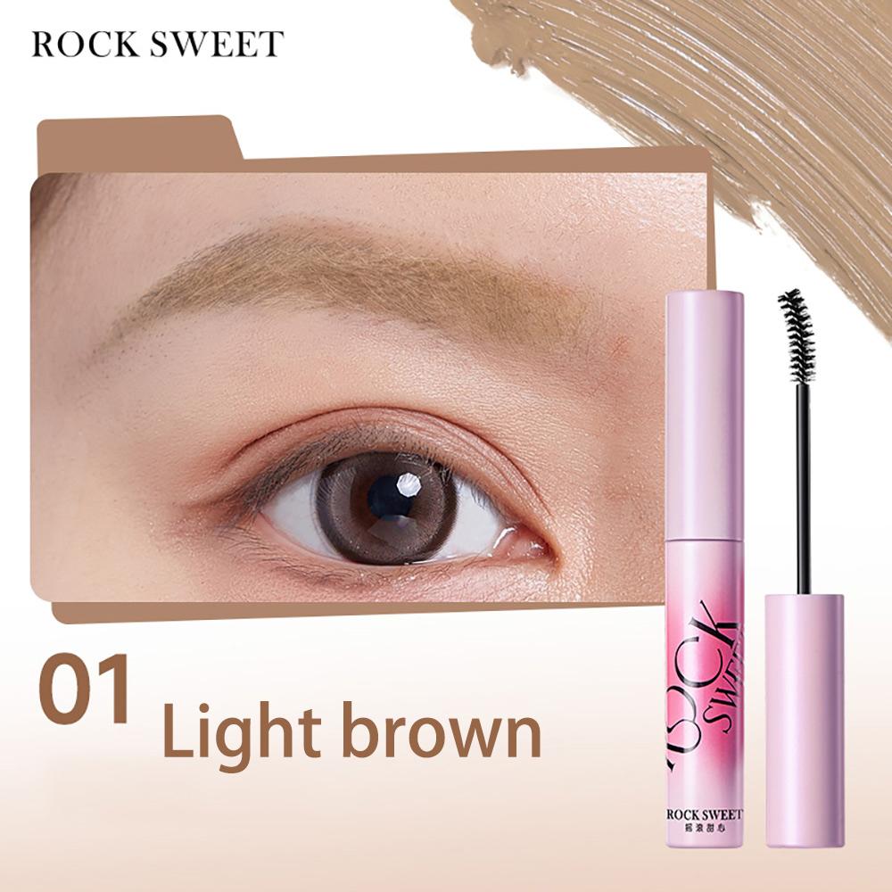 

Rock Sweet Velvet Mist Крем-краска для бровей Быстросохнущая Водостойкая Натуральная Не размазывающаяся Легко окрашивающая Тинт для бровей Для начинающих