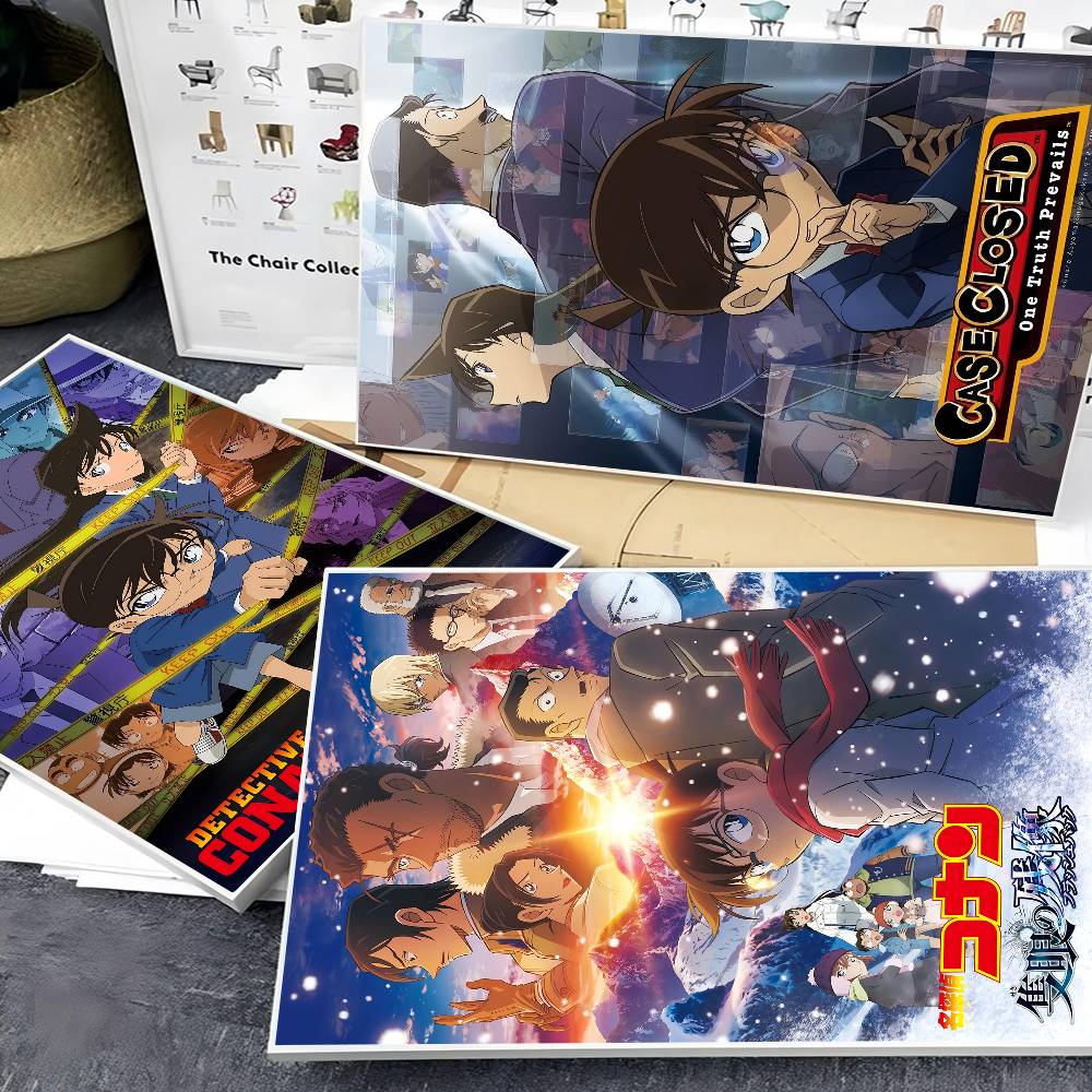 Anime D-detective Conan Classic Vintage Posters Whitepaper Prints Posters Artwork Kawaii Room Decor