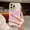 Poem Of Love Silicone Phone Case For Samsung Galaxy S25 Ultra S24 Plus S23 S22 S21 S20 FE A15 A35 A54 A55 Candy Soft Cover