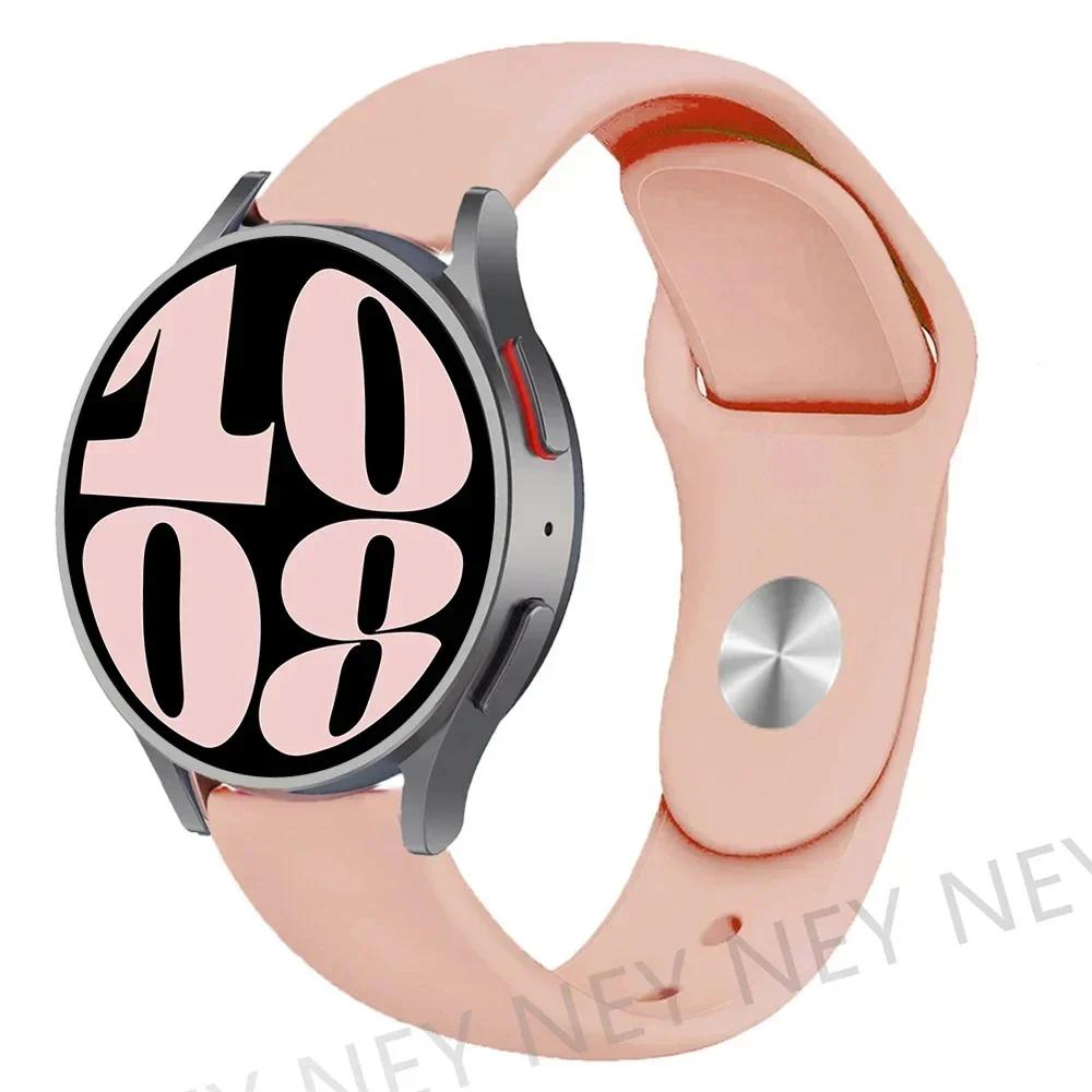 20mm 22mm strap For Samsung Galaxy watch 5 pro/6/4/Classic/Active 2/Gear S3 frontier silicone bracelet Huawei GT 2/2e/3 pro band