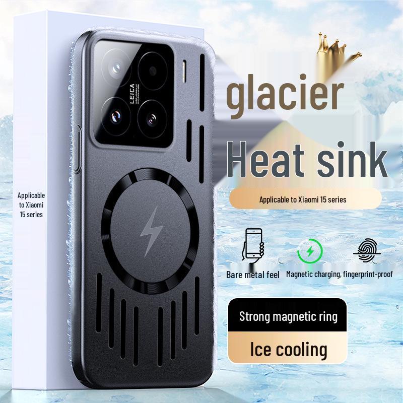 Xiaomi 15/Redmi K80 Skin-Feel Poco F7 Ultra Magnetic Case with Heat Dissipation, New PC Design
