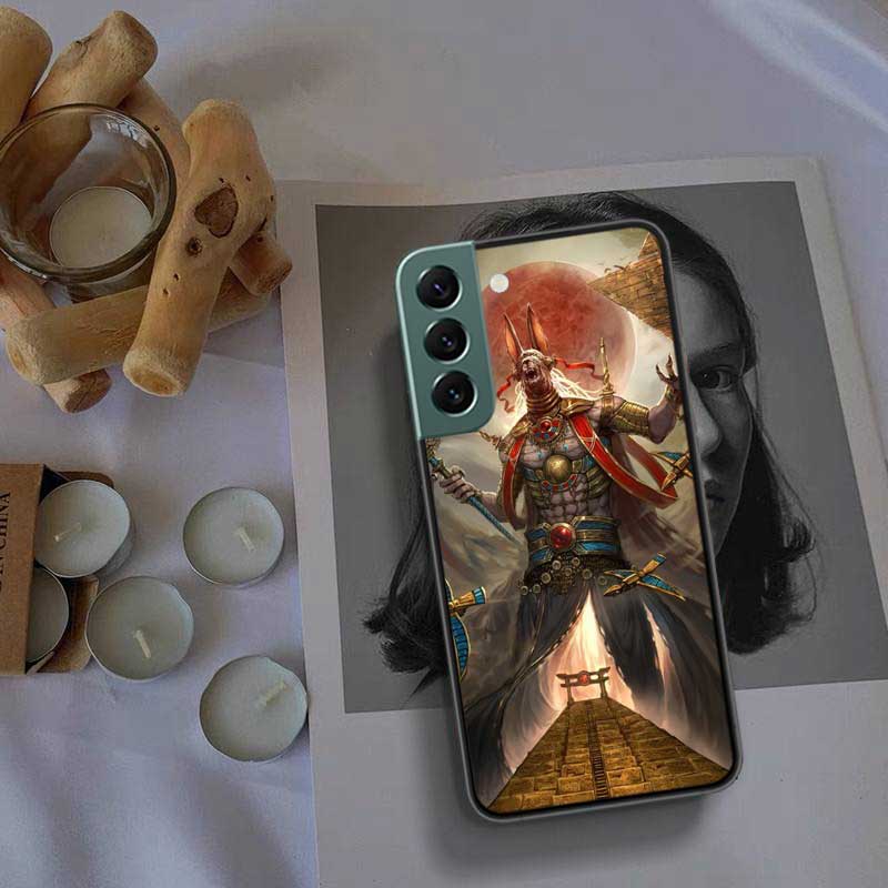 Egypt Pharaoh Phone Case For Samsung Galaxy A12 A22 A32 A42 A52 A72 A54 A34 A24 A14 A73 A53 A33 A23 A13 5G F52 F62 Cover Shell C