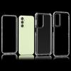 Para Samsung Galaxy A24 4G (162,1 x 77,6 x 8,3 mm) Capa de telefone híbrida de acrílico e TPU transparente