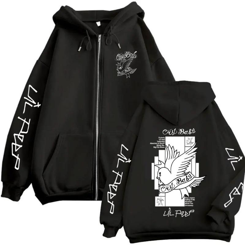 Raperis Lil Peep Crybaby Albuma Grafisks