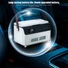 Double Layer Insulated Car Refrigerator With Real Time Temperature Display Coolers Box For Camping Trips