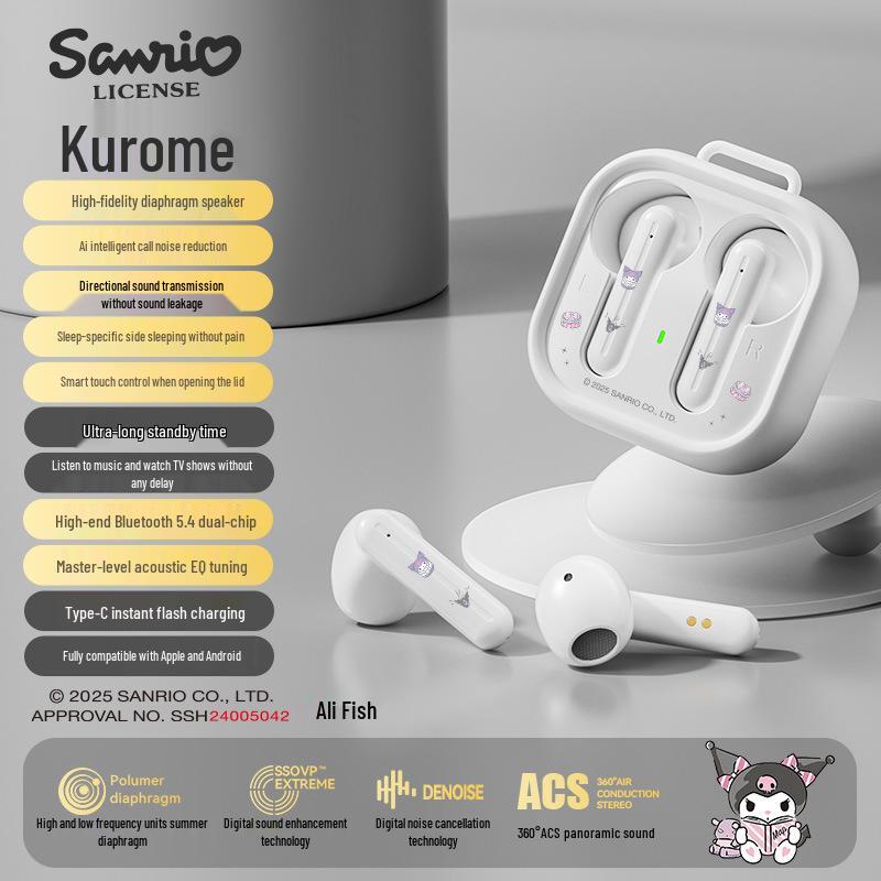 Sanrio H19 Hello Kitty Cute Wireless Bluetooth Headphones - Ideal Gift for Students and Parties