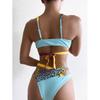 Push Up Bikini Sexy Bikini Set High Waist Women Swimwear Patchwork Swimsuit Female Brazilian Biquini Bathing Suit Swimming Suits