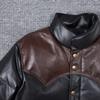 Thick Men Cowhide Leather Jacket Warm Genuine Cow Leather Duck Down Coat For -25~0 Degree Winter Clothing