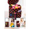 Knitting Tote Bag Crochet Bag Yarn Storage Bag with Compartments for Crochet Hooks, Knitting Needle and Accessories