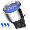 1PC Car Engine Start Ignition Switch 12V 50A 3 Pin SPST Momentary Keyless Push Button Starter Switches ON OFF for Cars Marine RV