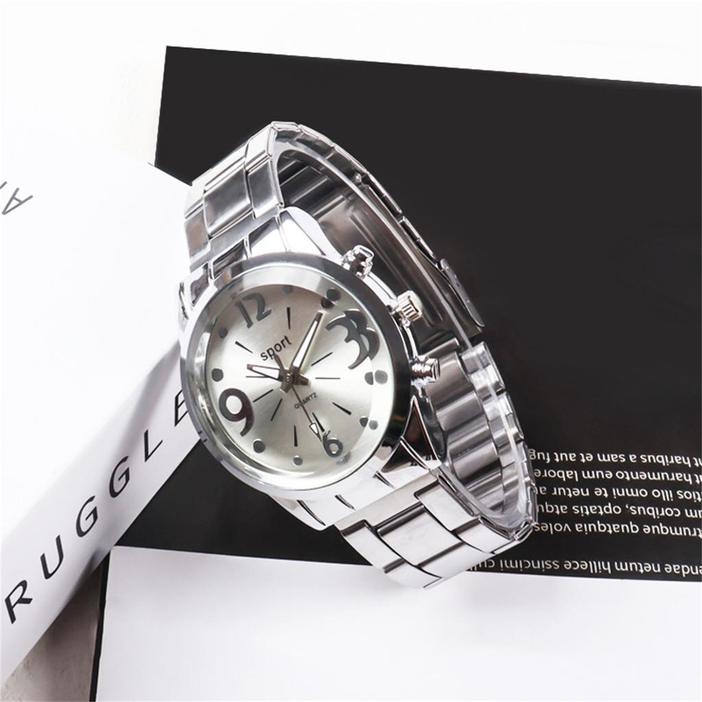 Relógio despertador masculino à prova d'água e luminoso para corrida