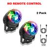 RGB Flashing Disco Ball Party Lights LED Stage Spotlight W/Rotating Effects Christmas Halloween Karaoke Wedding Birthday Decor