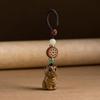 Sandalwood Zodiac Tiger Keychain & Phone Lanyard Pendant