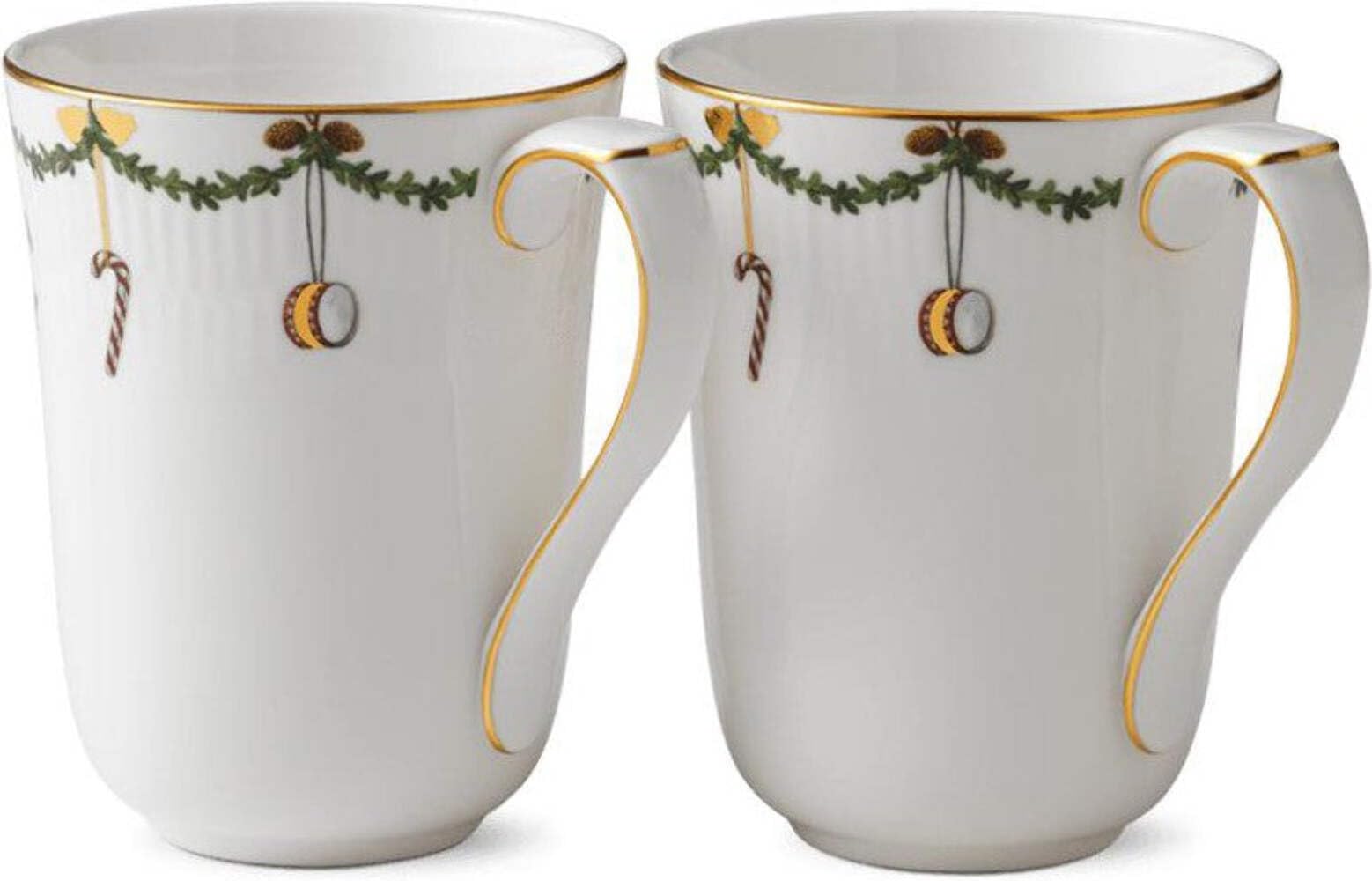 

Royal Copenhagen Starfluted Christmas Collection Mugs, Pair, 350ml, 2503497 / 1017449 [Parallel Import] 2503497
