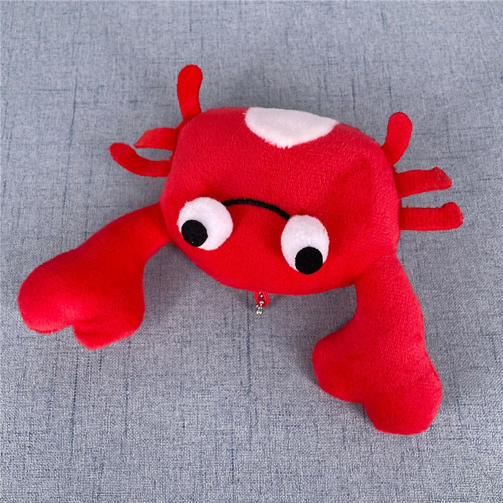 Red Crab Toy , NEW 13CM Crab Lobster Keychain Plush DOLL ; Plush Stuffed TOY